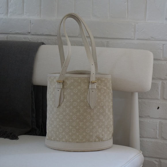 Louis Vuitton Handbags - Louis Vuitton Mini Lin Dune Bucket Bag